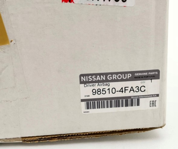Nissan OE ПОДУШКА БЕЗПЕКИ AIRBAG NISSAN eNV200 985104FA3C НОВА ORG