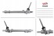 MSG NI110NEW Рульова рейка Nissan Rogue 13-20, Nissan X-Trail T32 14-21