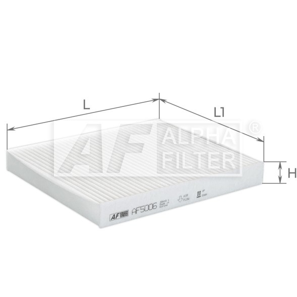 AF5006 ALPHA FILTER Фільтр салону