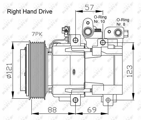 NRF 32443G Компресори кондиціонера (компресори) nrf 32443g