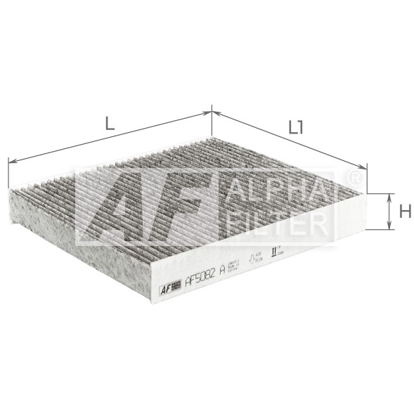 AF5082a ALPHA FILTER Фільтр салону