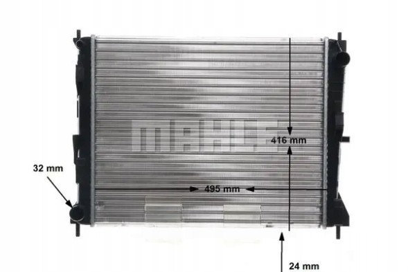 Mahle CR 1691 000S Охолоджувач води cr 1691 000s mahle