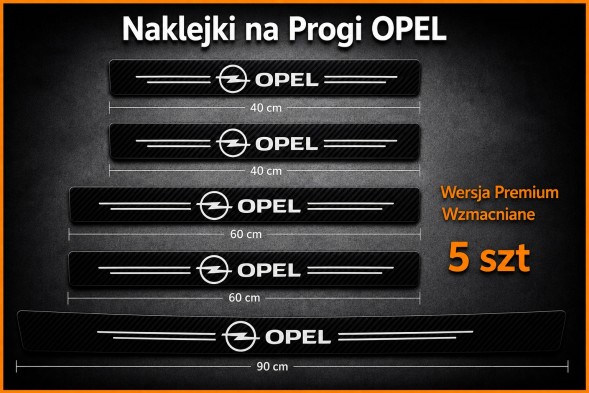 Chiny 9921578710 5 шт. Наклейки на пороги багажника Opel Mokka Zafira Insignia Astra