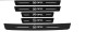 Chiny 9921578710 5 шт. Наклейки на пороги багажника Opel Mokka Zafira Insignia Astra