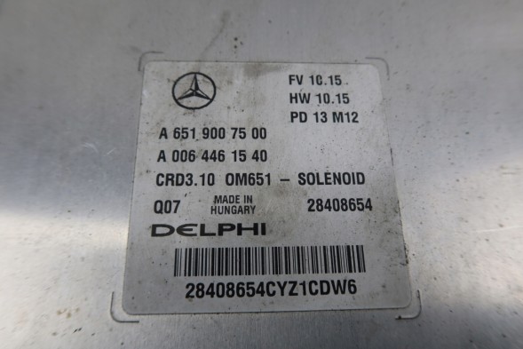 Mercedes-Benz OE 6519007500x2IA Замок запалювання Mercedes W204 2.2 CDI, 2 ключі, блок керування двигуном 6519007500