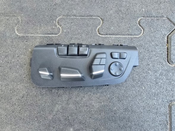 BMW OE PRZEŁĄCZNIK REGULACJI FOTELA LEWY BMW F15 F16 9359817 NOWY QUALI2805 ПЕРЕМИКАЧ РЕГУЛЮВАННЯ СИДІННЯ ЛІВИЙ BMW F15 F16 9359817
