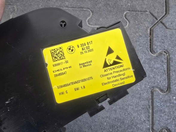 BMW OE PRZEŁĄCZNIK REGULACJI FOTELA LEWY BMW F15 F16 9359817 NOWY QUALI2805 ПЕРЕМИКАЧ РЕГУЛЮВАННЯ СИДІННЯ ЛІВИЙ BMW F15 F16 9359817