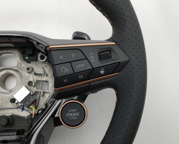 Cupra OE 5FF419091C, DWP542901OE Спортивне шкіряне мультифункціональне кермо Cupra Terramar 5FF419091C