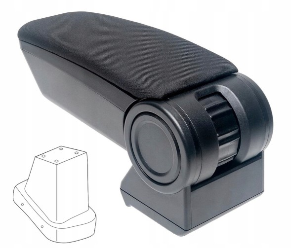 Rati V05035A Підлокітник Armster 3, Renault Zoe, 2017-2019, тканина