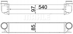 Mahle CI 338 000S Охолоджувач повітря інтеркулер ci 338 000s mahle