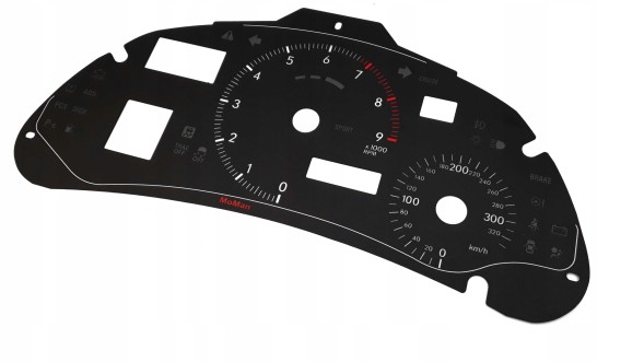 Moman 0089688090053 LEXUS ISF IS-F Циферблати одометра Годинники MPH KMH Заміна циферблатів кілометрів