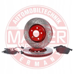 Master-Sport 202521370 Набір гальмівних дисків та колодок sport-exterme передній audi