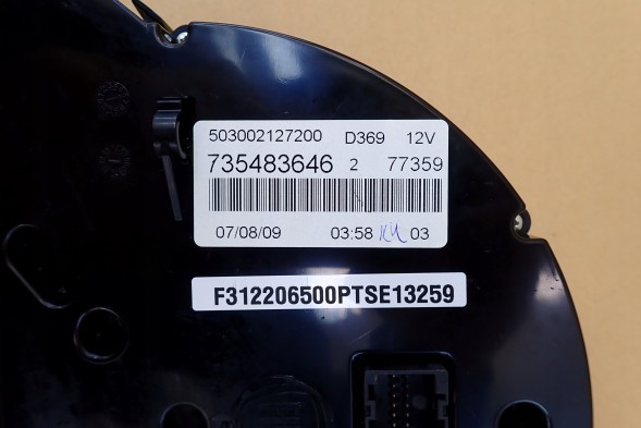 Fiat OE 735483646 735471891 735461291 51786527 735590736 NOWY LICZNIK FIAT 500 OKM 2018- OEM BENZYNA 2007- 735483646 UK ANGLIK НОВИЙ ЛІЧИЛЬНИК FIAT 500 OKM 2018- OEM БЕНЗИН 2007- 735483646 UK ANGLIK