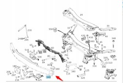 Mercedes-Benz OE MERCEDES W213 W238 W253 W257 W293 BELKA PAS PRZEDNI WZMOCNIENIE A2136201700 Балка передняя Mercedes E W213 А2136201700