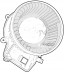 Denso DEA17001 Повітродувний вентилятор припливу dea17001 denso