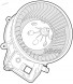Denso DEA17001 Повітродувний вентилятор припливу dea17001 denso