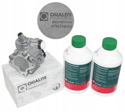 QP 8E0145155N + Febi 06162 ГНУТИЙ НАСОС + РІДИНА 2л AUDI A4 B6 B7 1.9 2.0 TDI