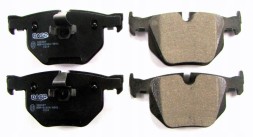 DACO 320307 600323 Диски гальмівні + колодки задні BMW 5 E60 E61 520 523 525 530 (діаметр 320 мм)