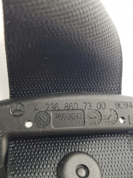 Mercedes-Benz OE НОВИЙ ОРИГІНАЛЬНИЙ ПРАВИЙ ПЕРЕДНІЙ РЕМІНЬ БЕЗПЕКИ MERCEDES C236 A2368607300