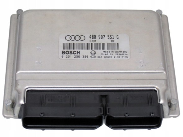 OE 4B0 907 551 G 0 261 206 380 КОМП'ЮТЕР (БЛОК УПРАВЛІННЯ ДВИГУНОМ) AUDI A6 2.7 TURBO 4B0907551G 0261206380