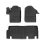 AD BRAKE VIC-237727 Гумові килимки 3 шт. для MERCEDES VITO MIXTO (DOUBLE CABIN), VITO (W447)