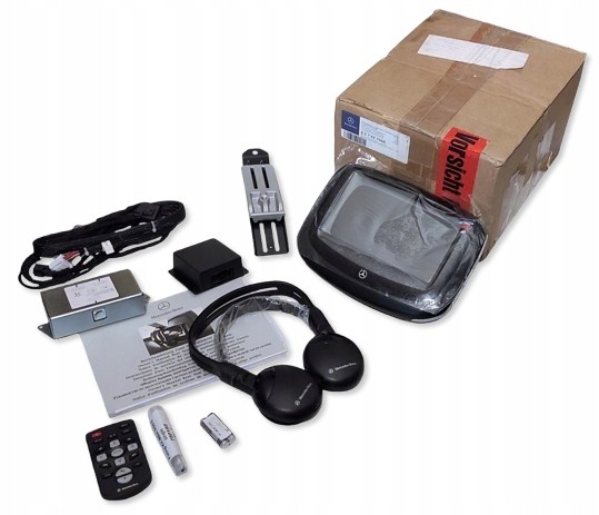 Mercedes-Benz OE B67827068 КОМПЛЕКТ: LCD ТЕЛЕВІЗОР + НАВУШНИКИ ДЛЯ MERCEDES ML W164 X164