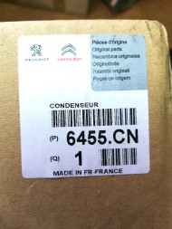 Citroen OE 6455.CN Кондиціонер cooler partner berlingo 6455cn