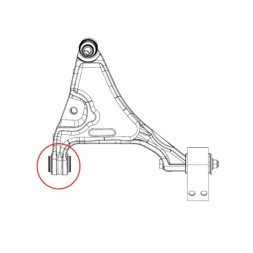 GV0425 CTR Сайлентблок CVSU 6