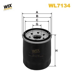 WL7134 WIX FILTERS Фільтр оливи