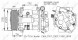NRF 32239 Nrf компресор кондиціонера citroen sd7c16 c5 1.6 hdi / peugeot 407 1.6 hdi