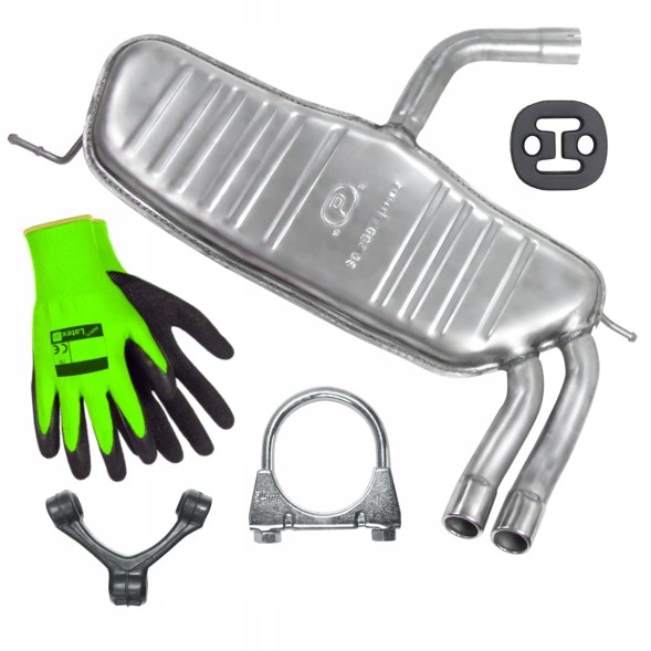 Polmostrów POL-R9O42S8E8H6C2D0 Глушник кінцевий seat leon 2 ii 05 - 12 1.4 2 хетчбек бонус