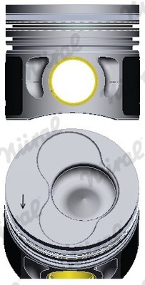 87 114907 46 NURAL Поршень