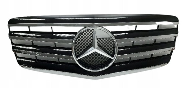 Китай A4470-123 MERCEDES W211 07- ҐРАТКА РАДІАТОРА ТЮНІНГ ХРОМ/ЧОРНА