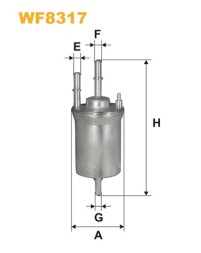 WF8317 WIX FILTERS Фільтр палива