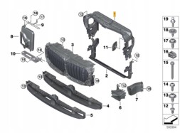 BMW OE 51749465528 Дефлектор повітря BMW X5 G05