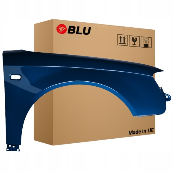 250755125 BLU Бризковик AUDI A4 B7 LZ5C правий синій 04-08 передній OCYNK MauritiusBlau