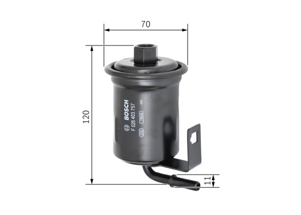 F026403757 BOSCH Фільтр паливний