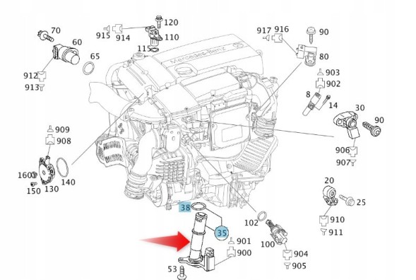 Mercedes-Benz OE ДАТЧИК РІВНЯ МАСЛА MERCEDES OE A0009050301