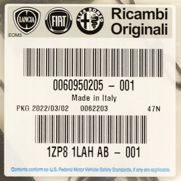 Fiat OE 735431585 FIAT DUCATO 06 - ОБРАБОТКА ДВЕРЕЙ БАГАЖНИКА