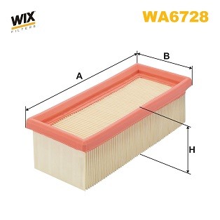 WA6728 WIX FILTERS Фільтр повітряний