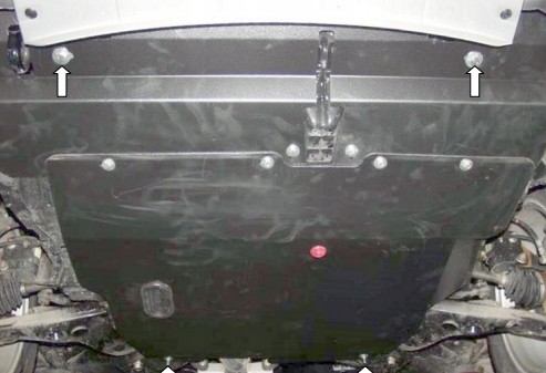 Kolchuga Mitsubishi Outlander (2003-2010) - Stalowa Dolna Osłona Silnika Mitsubishi Outlander (2003-2010) - Сталева нижня кришка двигуна 0070