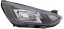 TYC 20-16703-26-9 Новий прожектор ford focus 18-21 h7/h1/led black правий