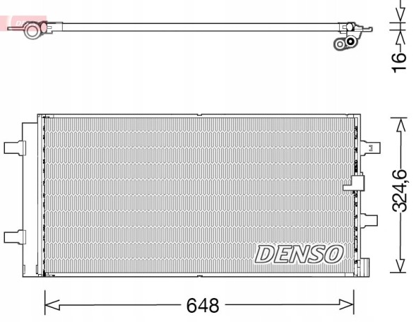 Denso DCN02044 Конденсатор, кондиціонер denso dcn02044
