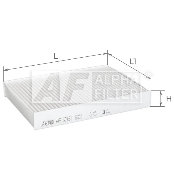 AF5083 ALPHA FILTER Фільтр салону
