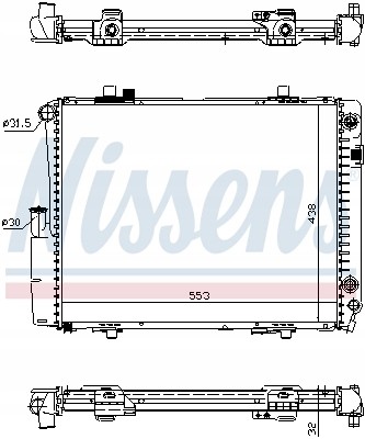 Nissens 62582A Охолоджувач двигуна nissens