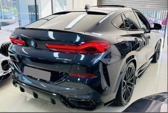 Китай 19006 Накладки на бампер і пороги He Aero Kit BMW X6 G06 MP Gloss Black 19-22