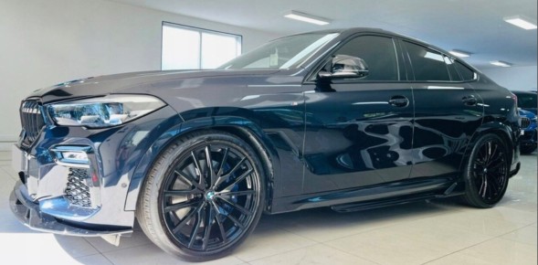 Китай 19006 Накладки на бампер і пороги He Aero Kit BMW X6 G06 MP Gloss Black 19-22