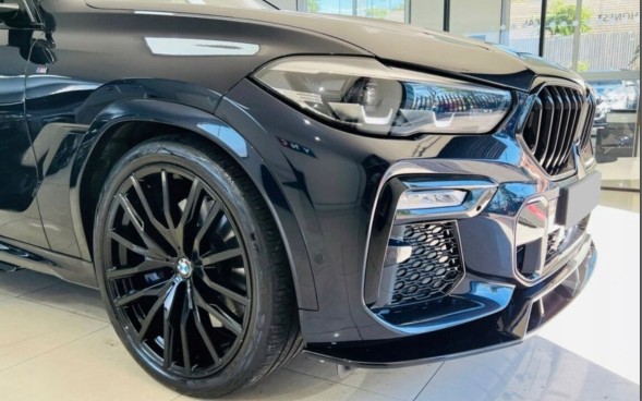 Китай 19006 Накладки на бампер і пороги He Aero Kit BMW X6 G06 MP Gloss Black 19-22