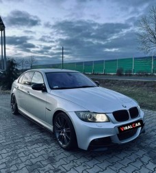 ViralCar DOKŁADKI BOCZNE PROGOWE LISTWY POD PROGI BMW E90 E91 M-PAKIET CZARNY POŁYSK Накладка на поріг ViralCar чорний глянець для BMW E90 E91