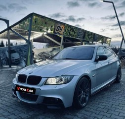 ViralCar DOKŁADKI BOCZNE PROGOWE LISTWY POD PROGI BMW E90 E91 M-PAKIET CZARNY POŁYSK Накладка на поріг ViralCar чорний глянець для BMW E90 E91